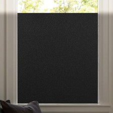 100 Privacy Window Film Blackout Tint Static Cling for Bathroom Glass Sticker
