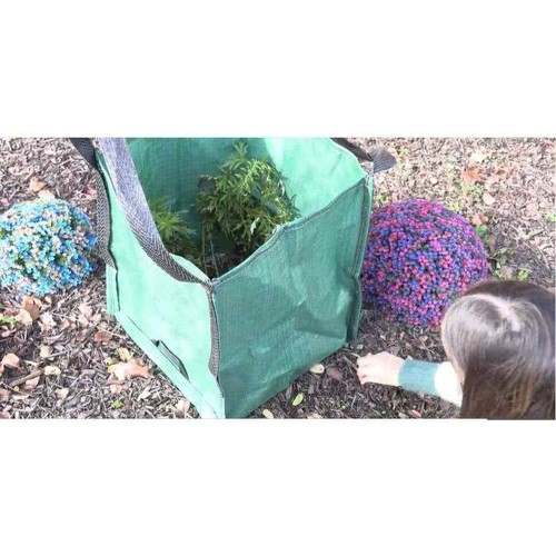 22 Gal. Green Polypropylene Storage Tote Reusable Lawn and Leaf Trash Bag (2-Cou - Picture 5 of 5