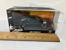 Fast And Furious, Dom's Plymouth GTX F8 JADA Toys Diecast Car  1:32