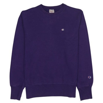 Champion Herren lila Reverse Weave Sweatshirt Large Pullover