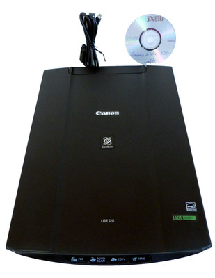 Canon CanoScan LiDE 120 Flachbettscanner, Scanner für Win. 7, 8, 10, 11