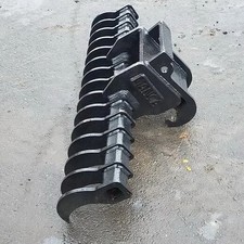 John Deere 48'' finishing rake deere wedge coupler for 26 27 28 30 35 excavator