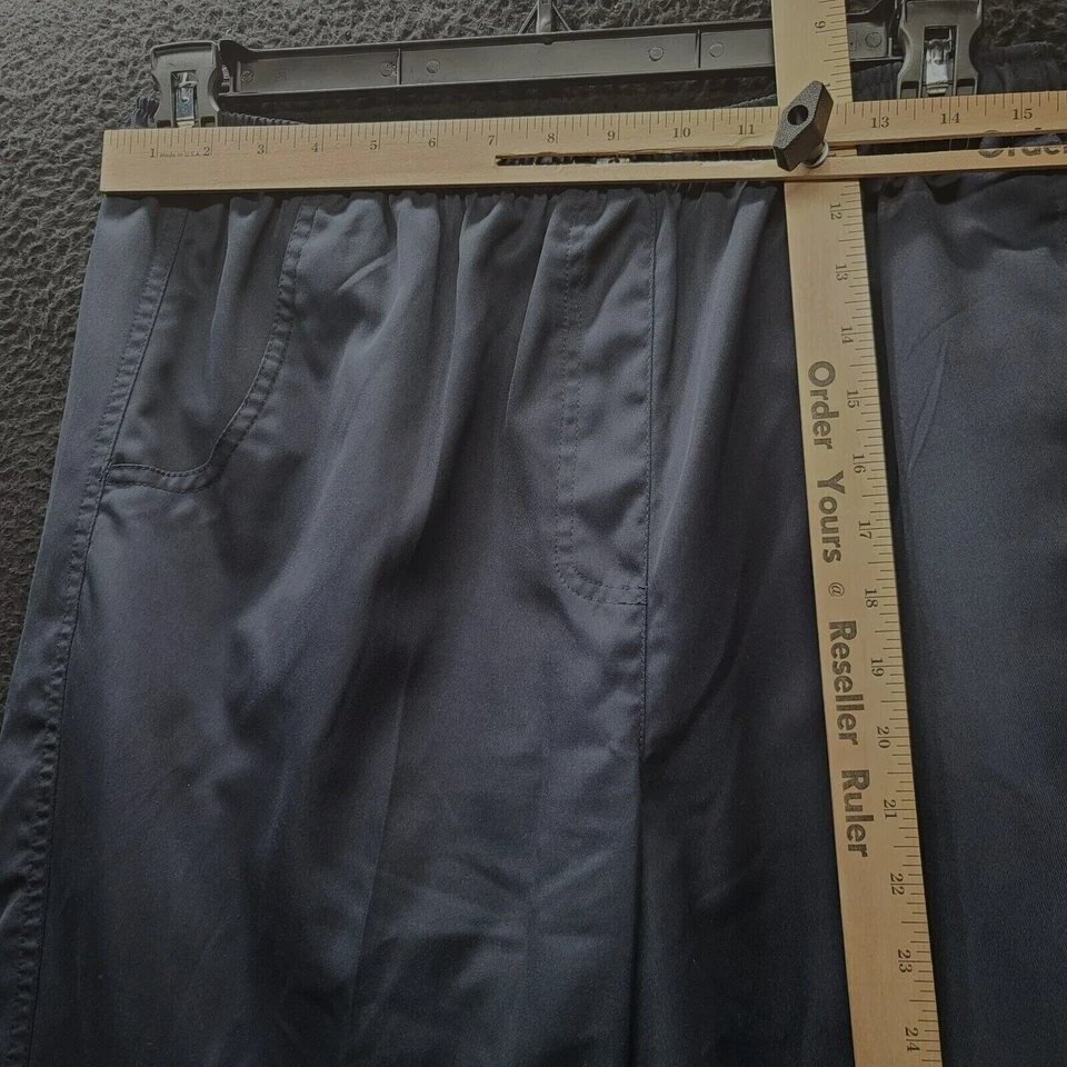 Pantalones para mujer Allyson Whitmore negros talla mediana 100 % poliéster elásticos Foto 4 de 4