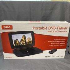 RCA Portable DVD Player 9" NIB, Rechargeable Battery, Stereo, Car  AC Adapters