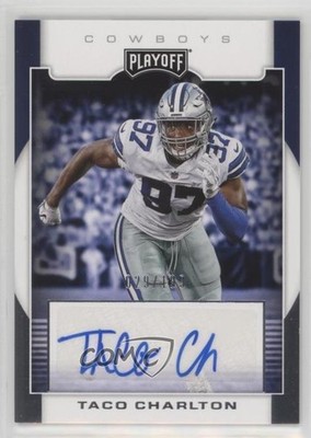 2017 Panini Playoff Rookie Signatures 29/199 Taco Charlton #RS-TA Auto RC fl4