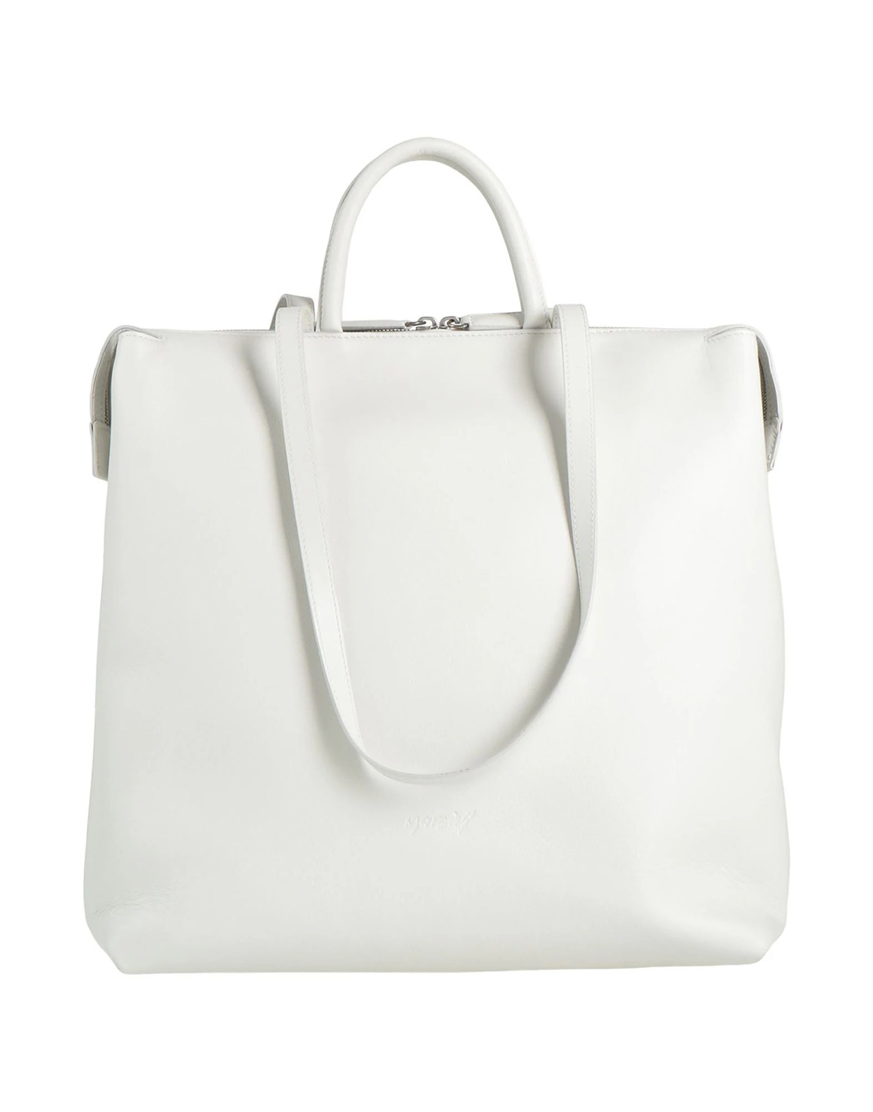 Marsll - Women - Leather Shopper bag - Off white 245990₽