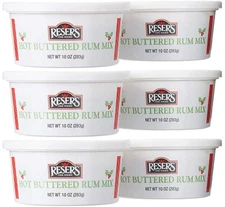 Reser's Hot Buttered Rum Mix 6 Pack of 10 oz. Tubs