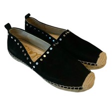 Sam Edelman Koda Loafer Espadrilles Black Womens 7.5