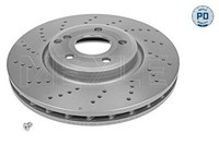 2X Bremsscheibe Vorne Meyle 083 521 0023 PD FÜR Mercedes