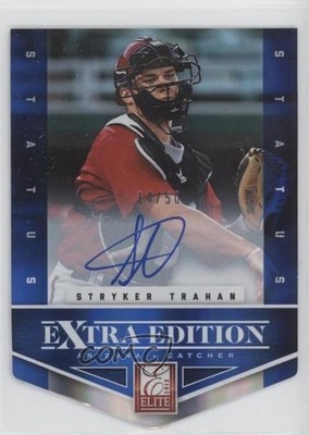 2012 Elite Extra Edition 14/50 Stryker Trahan #117 Auto 11pj