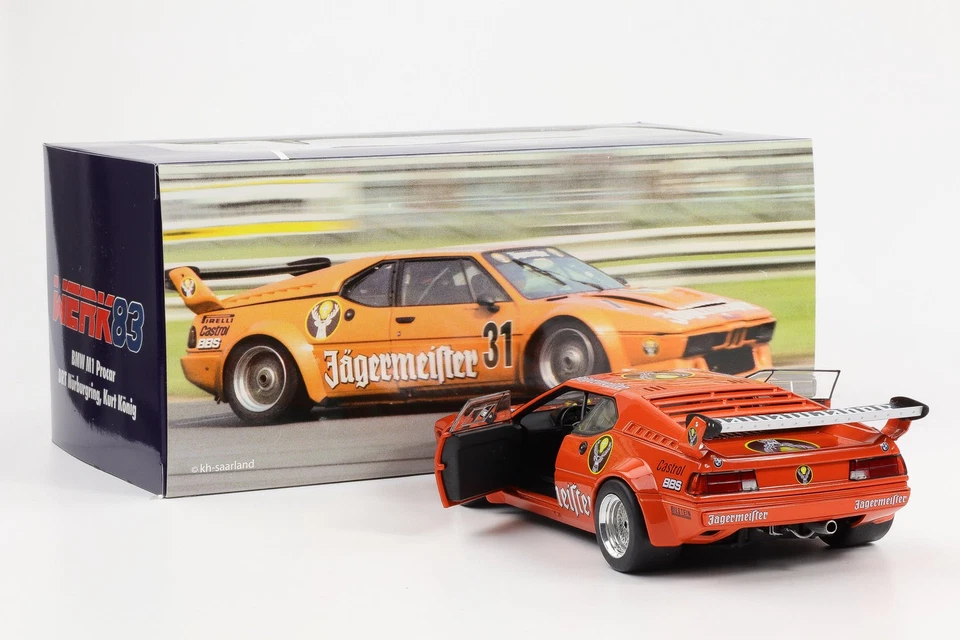 BMW M1 Procar Jägermeister #31 DRT Nürburgring 1982 König 1:18 Werk83 - Bild 2 von 4