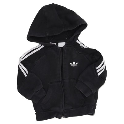 Adidas, Kapuzenpullover, Größe: 80, Schwarz/Weiß #LAG