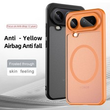 For Honor Magic8 Pro Air, Luxury Anti-Yellow Transparent Magnetic Cover Case