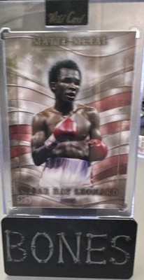 Wild Card America 250 Matte Metal Sugar Ray Leonard Boxing MM250PRWa4-SL #1/1