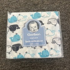 Gerber Single Pack Knit Crib Sheet 100 Cotton