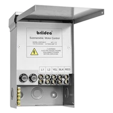 Briidea 1.5HP 230V Well Pump Control Box for Deep Well Submersible Weatherproof