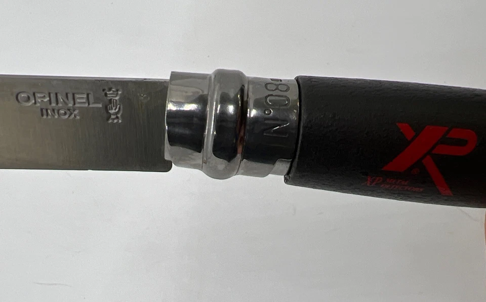 Opinel Nº Navaja de Bolsillo Plegable 08 XP Detectores de Metales Mango Negro Hoja de 3.51" Foto 3 de 3