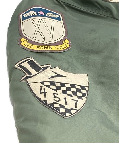AVIREX Men's TOP GUN MA-1 Flight Jacket 6152164 Khaki Green Size XL us size L - Picture 6 of 9