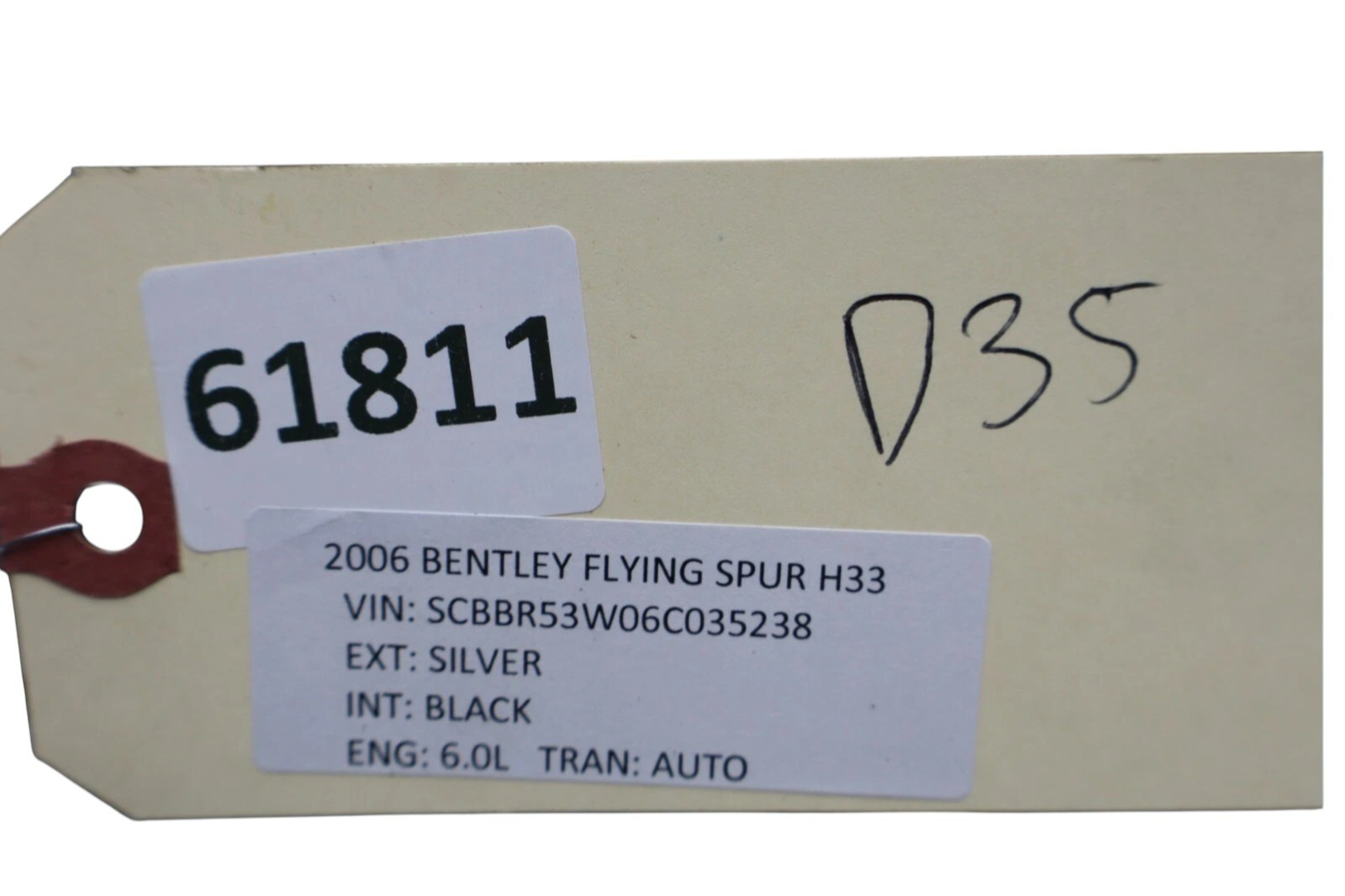 06-13 Bentley Continental Flying Spur Rear Left Driver Side Seat Belt OEM