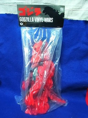Action Figur Medicom Toy Godzilla Vinyl Wars Hedorah Red Soft M1