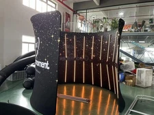 Photo Booth Machine Fabric Backdrop with Ring Light - Ideal for Event Rental