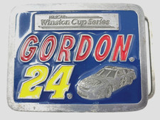 NASCAR Belt Buckle Ltd Edition 1993 Jeff Gordon 24 NASCAR Winston Cup Series
