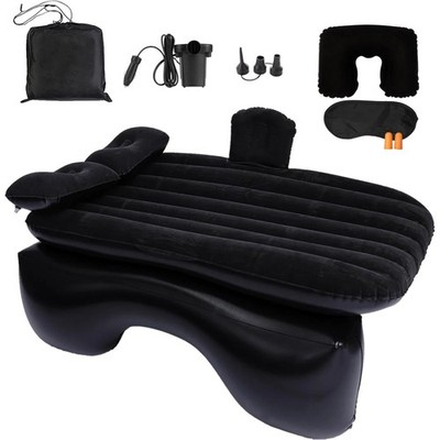 Inflatable Car Air Mattress Back Seat Bed with Air Pump | 55'' Lx 35'' W Portab...