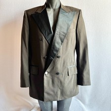 Vintage 1980s Lord West Double Breasted Tuxedo Suit Jacket 40