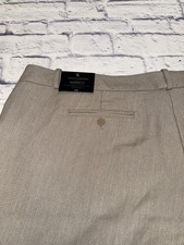 Worthington Women's Size 24W Modern Fit Cream Dot Trouser Leg Tweed Dress Pants