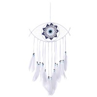 Evil Eye TraumfäNger, Evil Eye Makramee Wandbehang, Weiß
