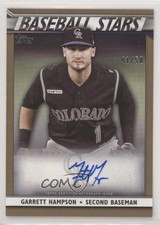 2020 Topps Baseball Stars Auto Gold 41/50 Garrett Hampson #BSA-GH Auto 0g4