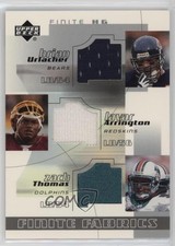2004 Finite HG Fabrics Trios Brian Urlacher LaVar Arrington Zach Thomas HOF 04zq