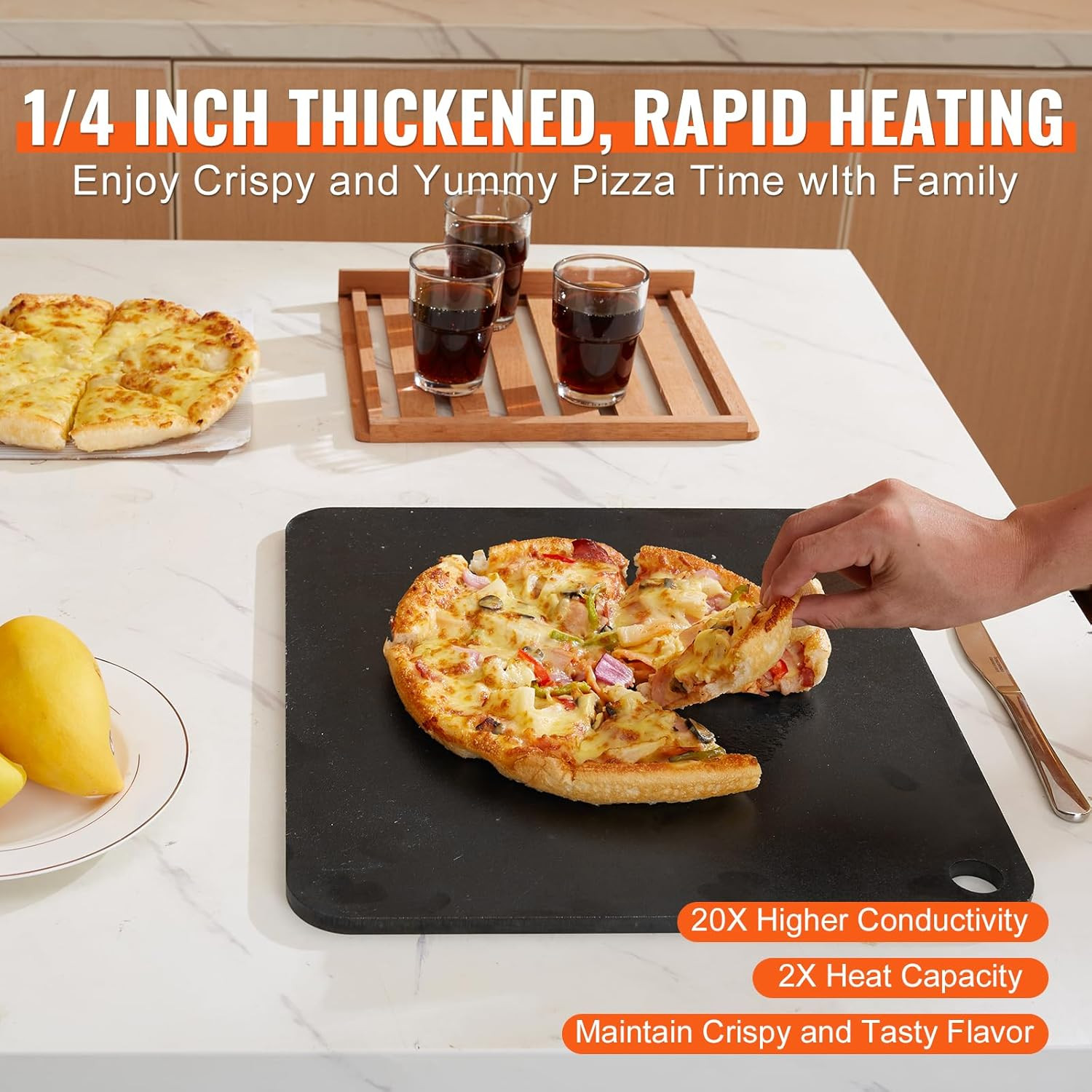 Test Piastra Pizza Acciaio 40x36cm - Risultati incredibili! - 3