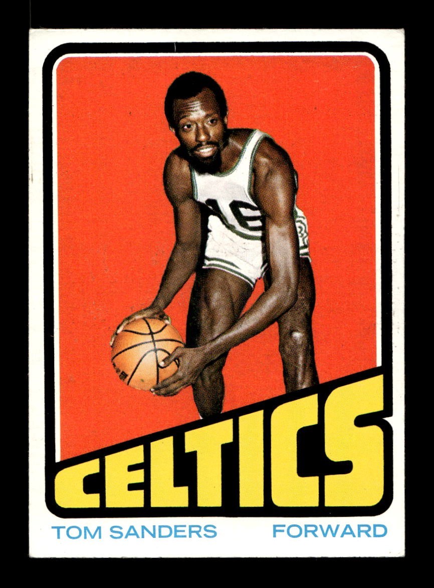 1972 73 Topps #74 Tom Sanders Celtics EX *5u