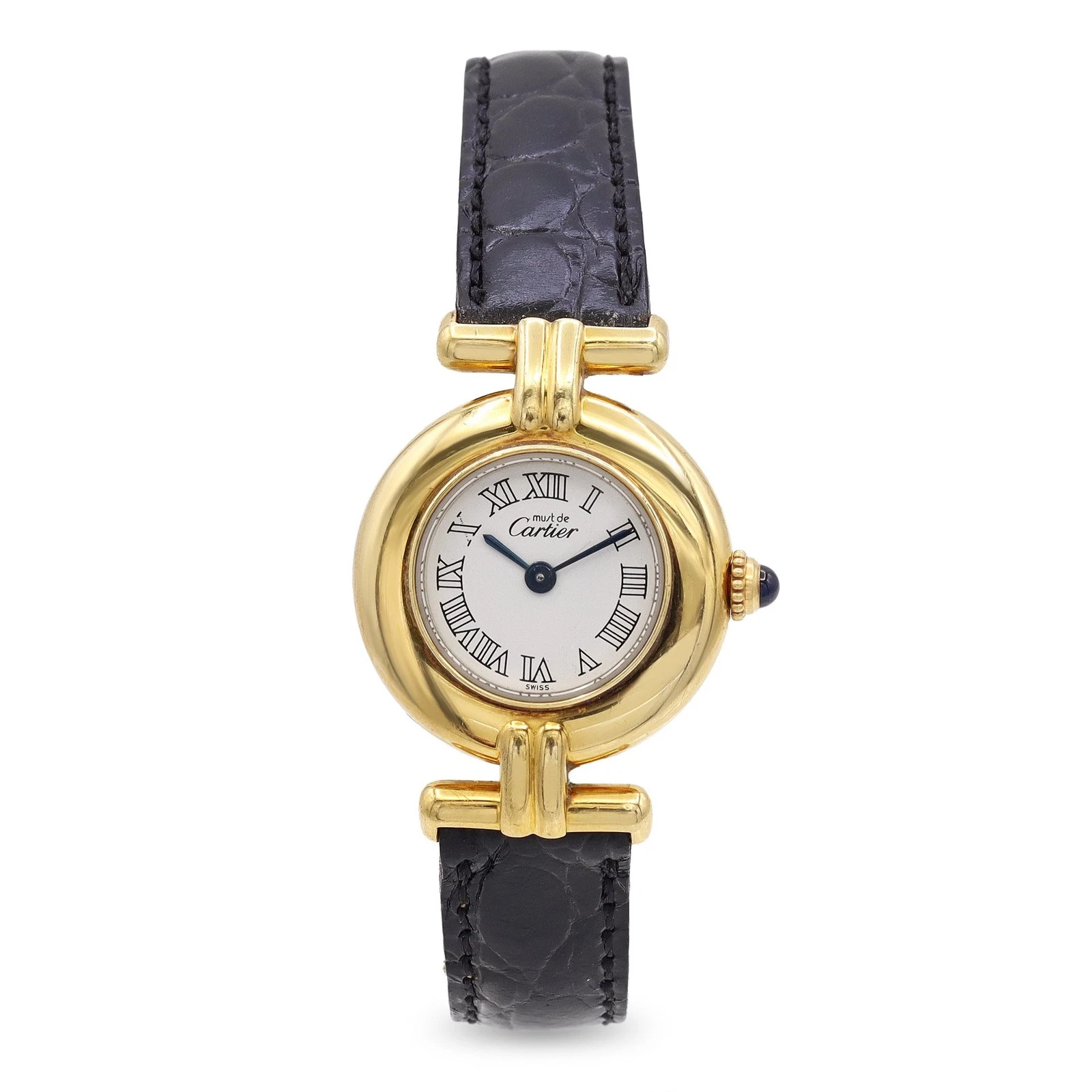 Cartier — Cartier Gold Vermeil must de Cartier Colisee Quartz Watch