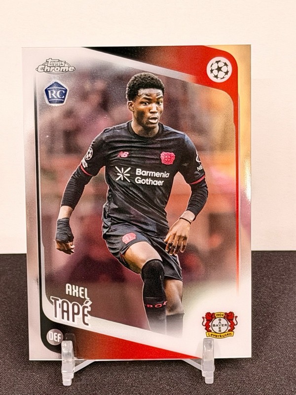 2025-26 Topps Chrome Uefa Club Competitions - Axel Tape #9 (RC)