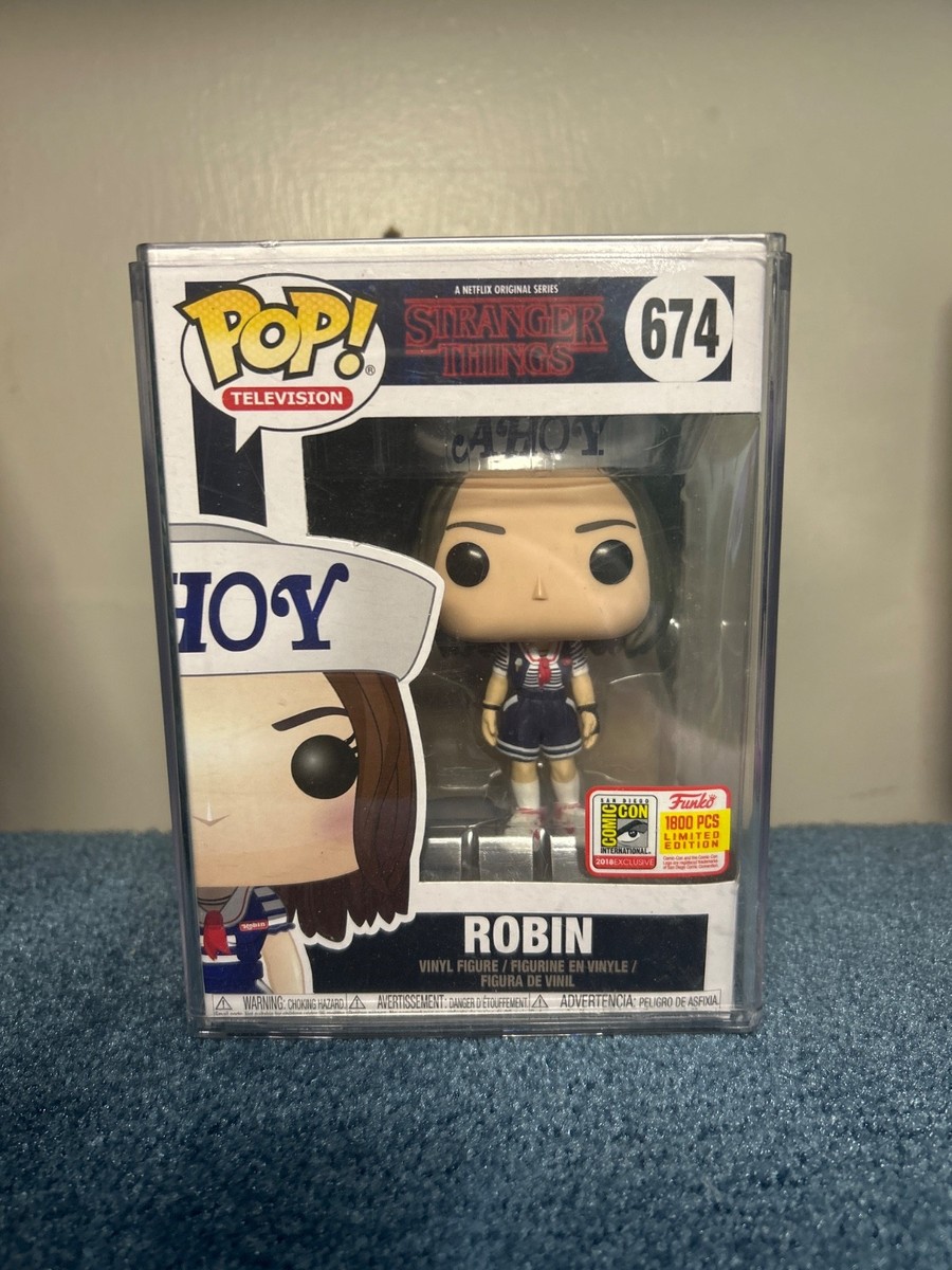 Funko Pop Stranger Things Robin #674 SDCC EXCLUSIVE | eBay