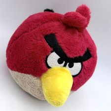 Angry Birds Red Bird 6" Plush Commonwealth Toy 2010 Rovio Stuffed Animal