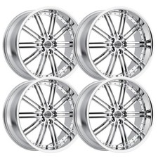 Set-4 2crave N33 20x8.5 5x115 10mm Chrome Wheels Rims 20 Inch