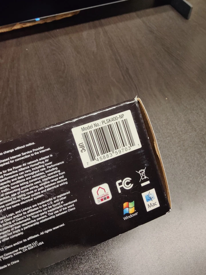 Linksys PLSK400 Powerline Kit, wired network expansion using electrical outlets - Image 2 of 4