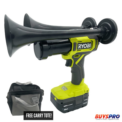Ryobi Train air Horn- Impact E-Z Disassembly w/Bonus travel Storage Kit