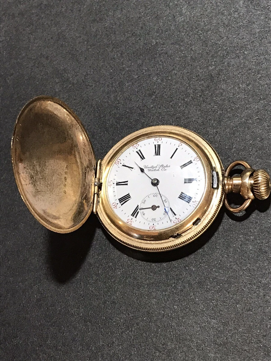 United States Watch Co NY USA 14k G.F. Illinois Watch Case Co