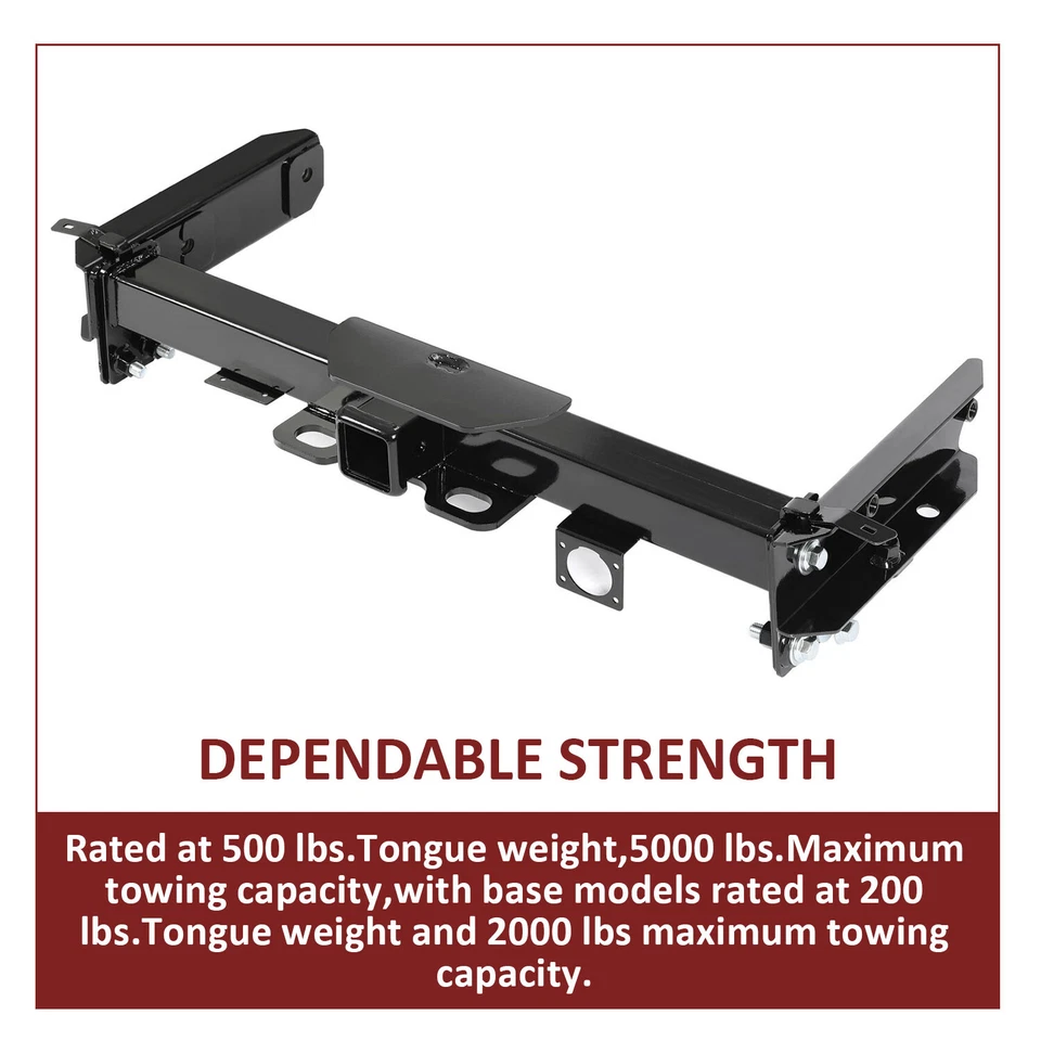 For Subaru Ascent 2019-2025 2023 Trailer Tow Hitch Receiver Kit For L101SXC004 - Imagem 3 de 4