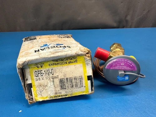 Sporlan 3/8" x 1/2" SAE Thermostatic Expansion Valve GFE-1/2-0