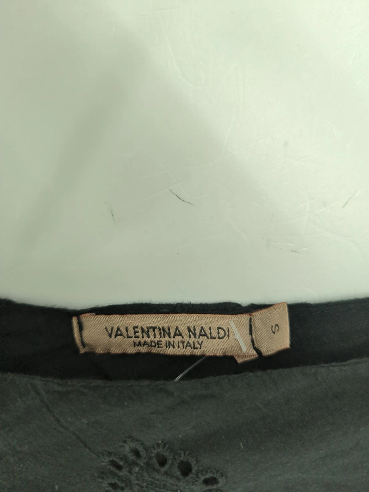 VALENTINO Abito donna midi Valentina Naldi S nero 100% altro linea A