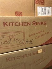 under mount Kitchen sink 36" Steel Brand new