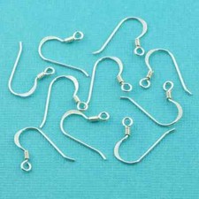 5 PAIR 925 Sterling Silver French Hooks Earwires
