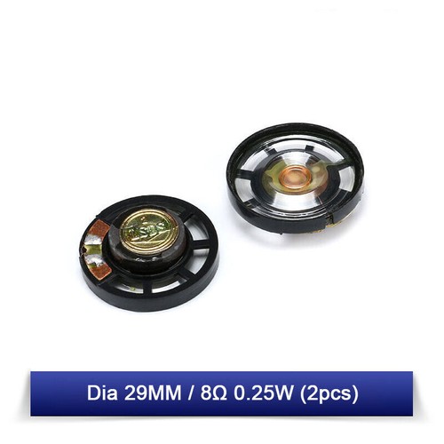 2pcs 4Ω/8Ω 0.25/0.5/1/2/3/5W Small Speakers 4ohm 8ohm DIY Speaker Accessories - Afbeelding 20 van 42