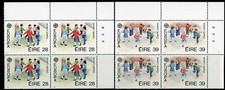 Ireland 1989 Europa Childrens' Games Cylinder Blocks   MNH
