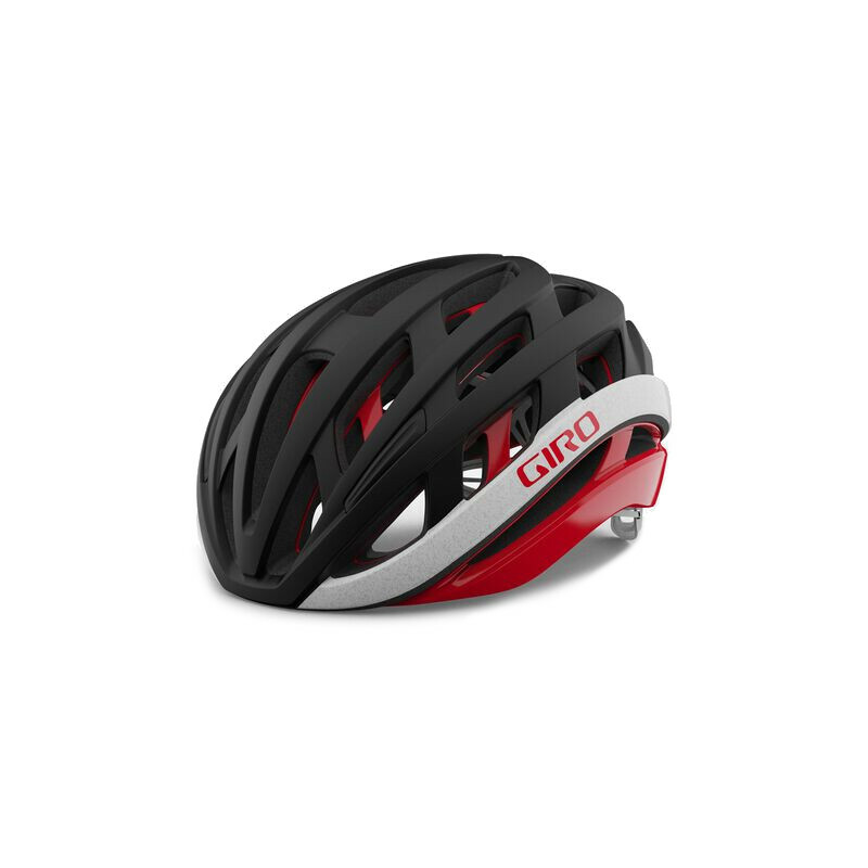 casco helios spherical nero/bianco/rosso Giro bicicletta